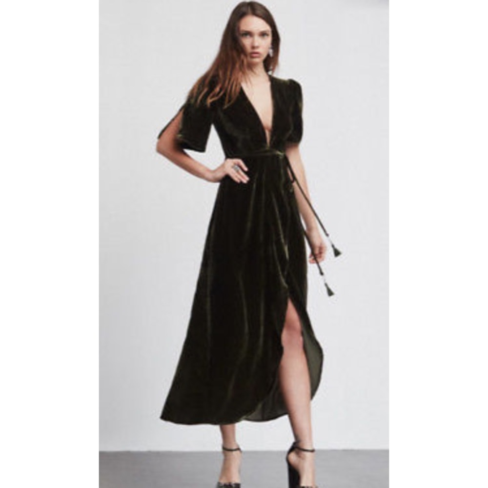 SOLD Reformation Bordeaux Dress